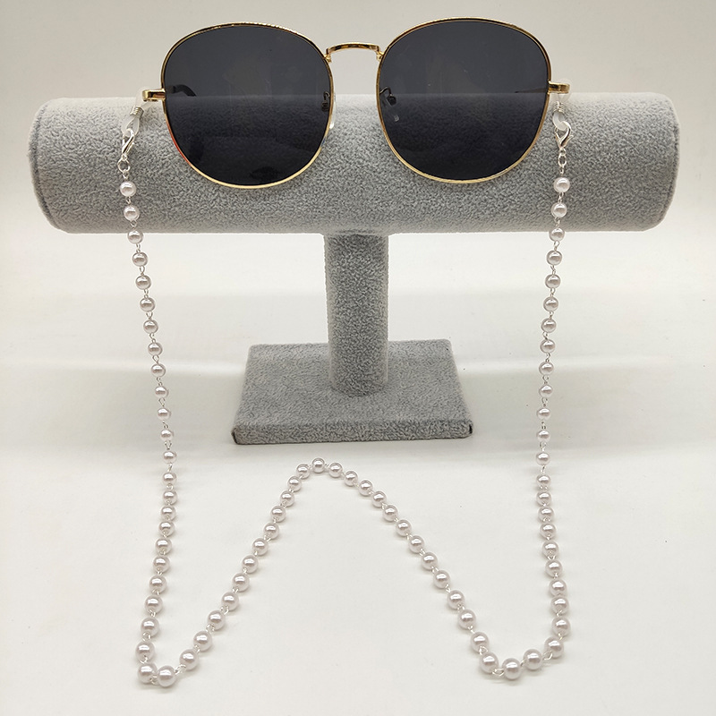 2021 Autumn Korean Dongdaemun New Style Versatile Charming Pearl Chain Women's Eye Chain Women's Accessory