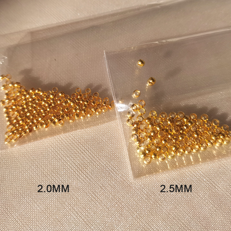 2.0/2.5mm positioning bead finishing fixed buckle spacer bead accessories can clamp flat curtain positioning tube loose beads