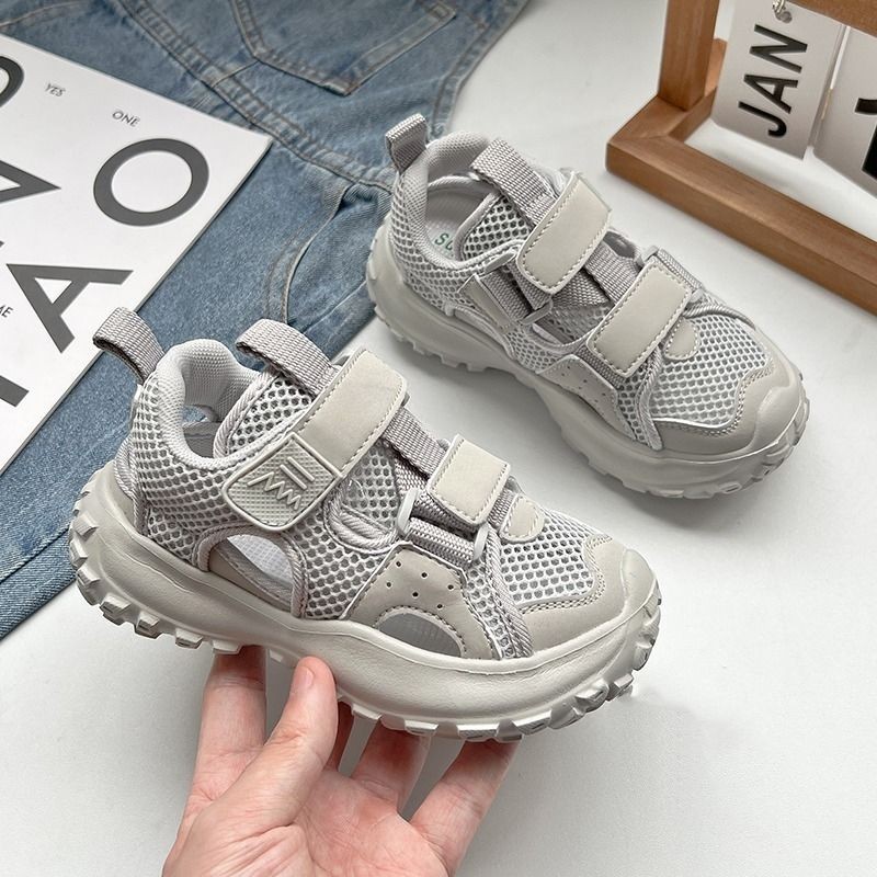 Children's Sports Sandals 2023 Korean Style Summer New Children's Hollow Mesh Casual Sandals Girls Internet Celebrated Sandals