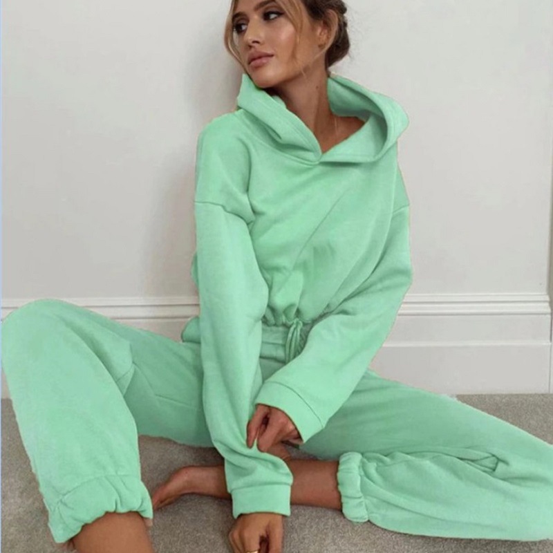 9691#2024 Autumn and Winter Best Selling Amazon ebay New Fashion Long Sleeve Sports Leisure suit Two-Piece Set for Women