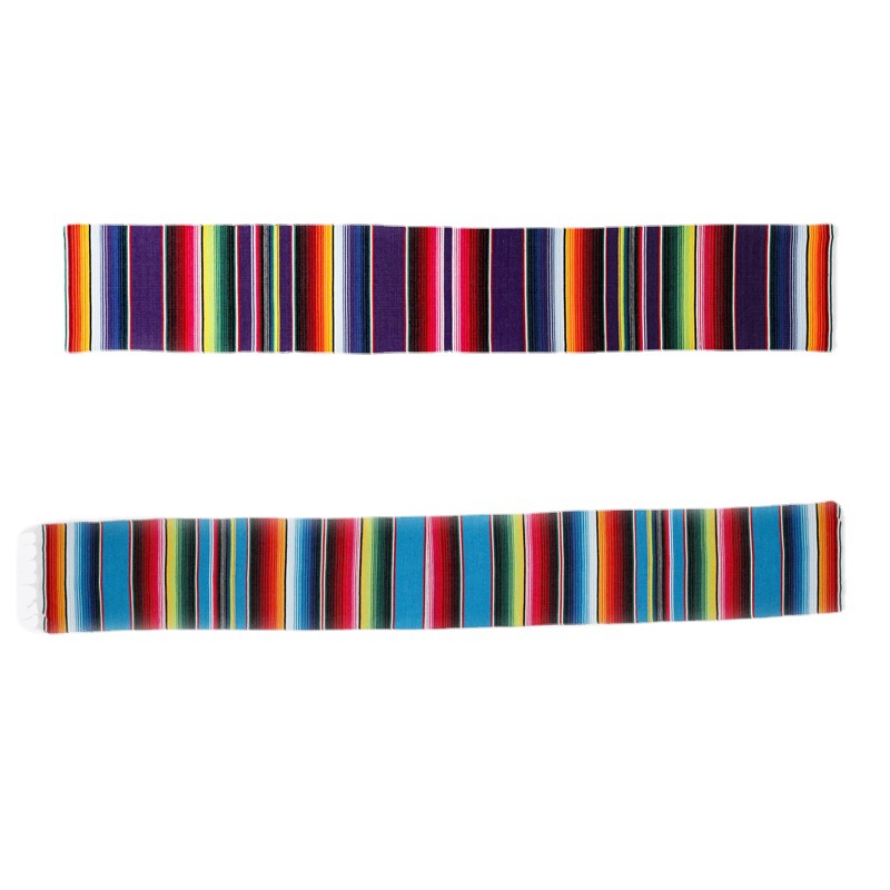 Mexican table runner party decoration striped tablecloth woven blanket tablecloth tassel outdoor beach blanket picnic cloth