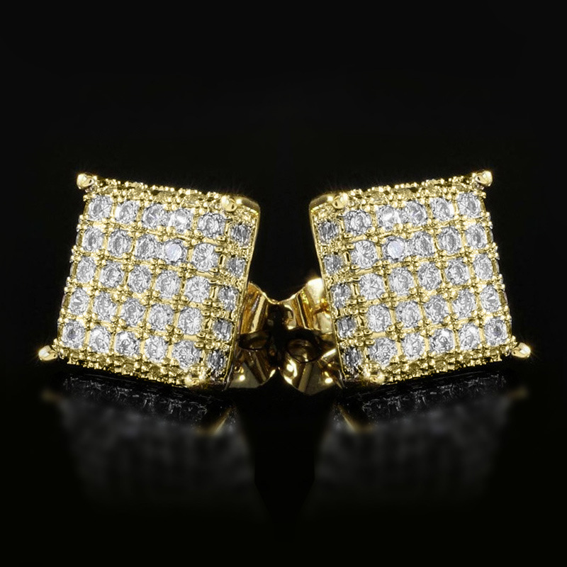 Gioielli unisex Moda moda orecchini zircone multicolore temperamento orecchini cristallo gioielli_voghion.com