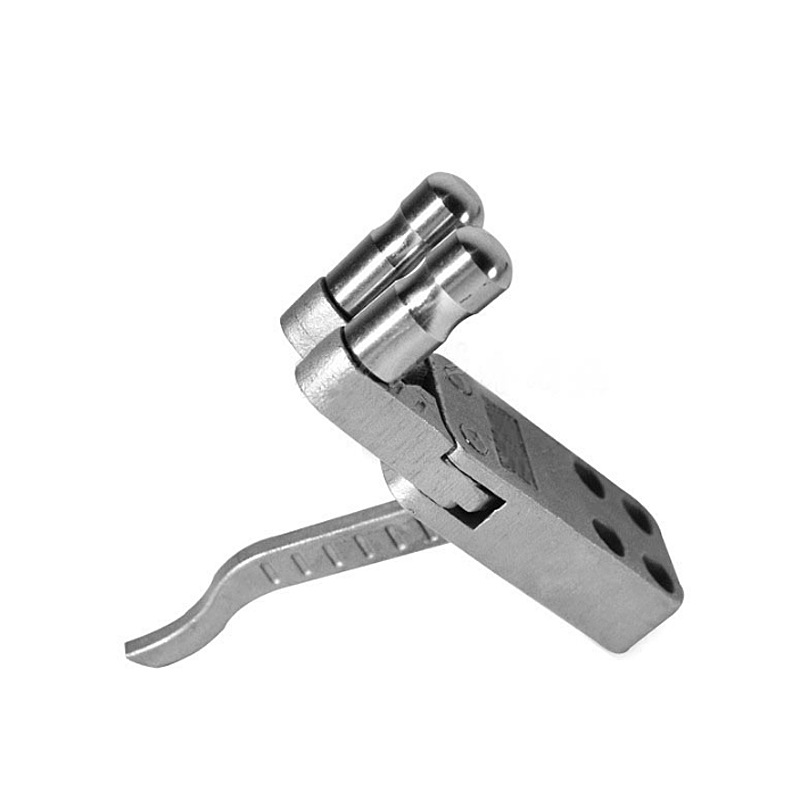 Wholesale stainless steel spreader two-axis linkage automatic reset alloy quick opening and closing rebound metal clip bomb