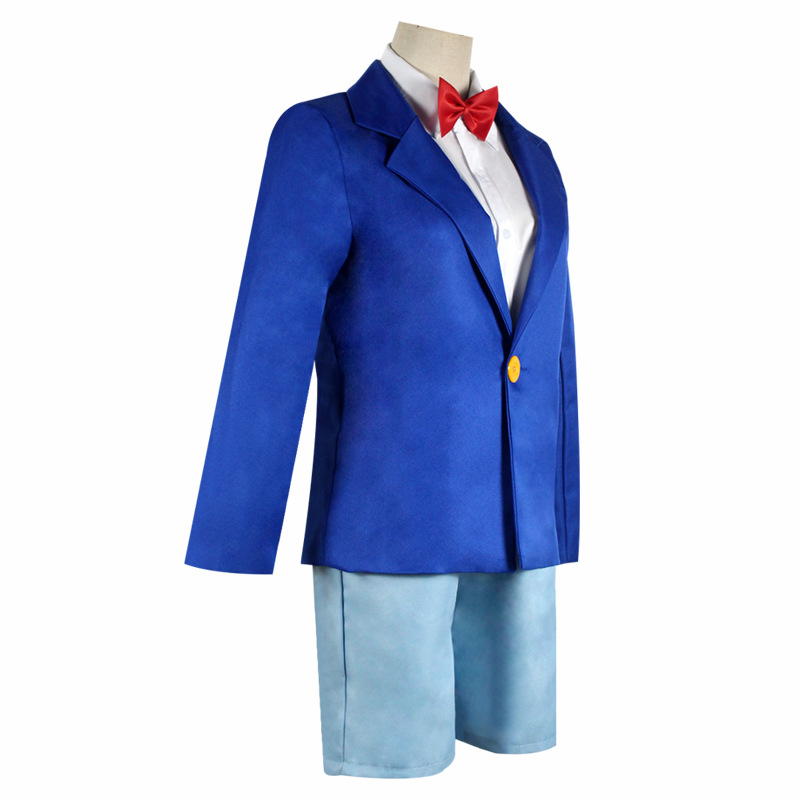 Detective Conan cos Kudo Shinichi Costume Halloween cosplay Costume Male School Uniform