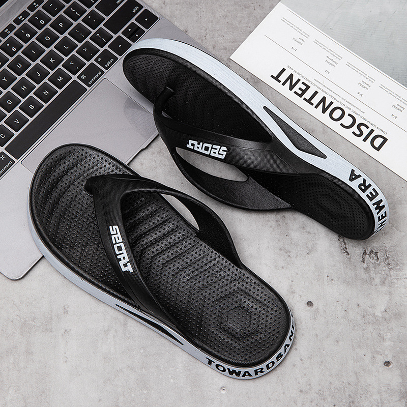 New minimalist flip-flops men's outer wear non-slip outdoor leisure flip-flops men's beach fashion sandals wholesale