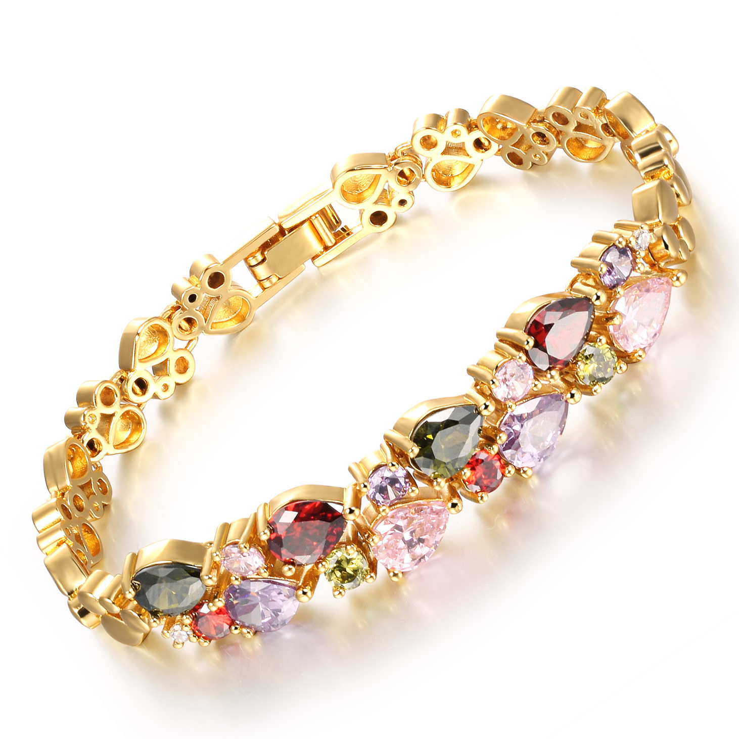 OPK jewelry factory European and American cross-border hot-selling copper bracelet women's personality, fashion temperament, high-end hand jewelry wholesale