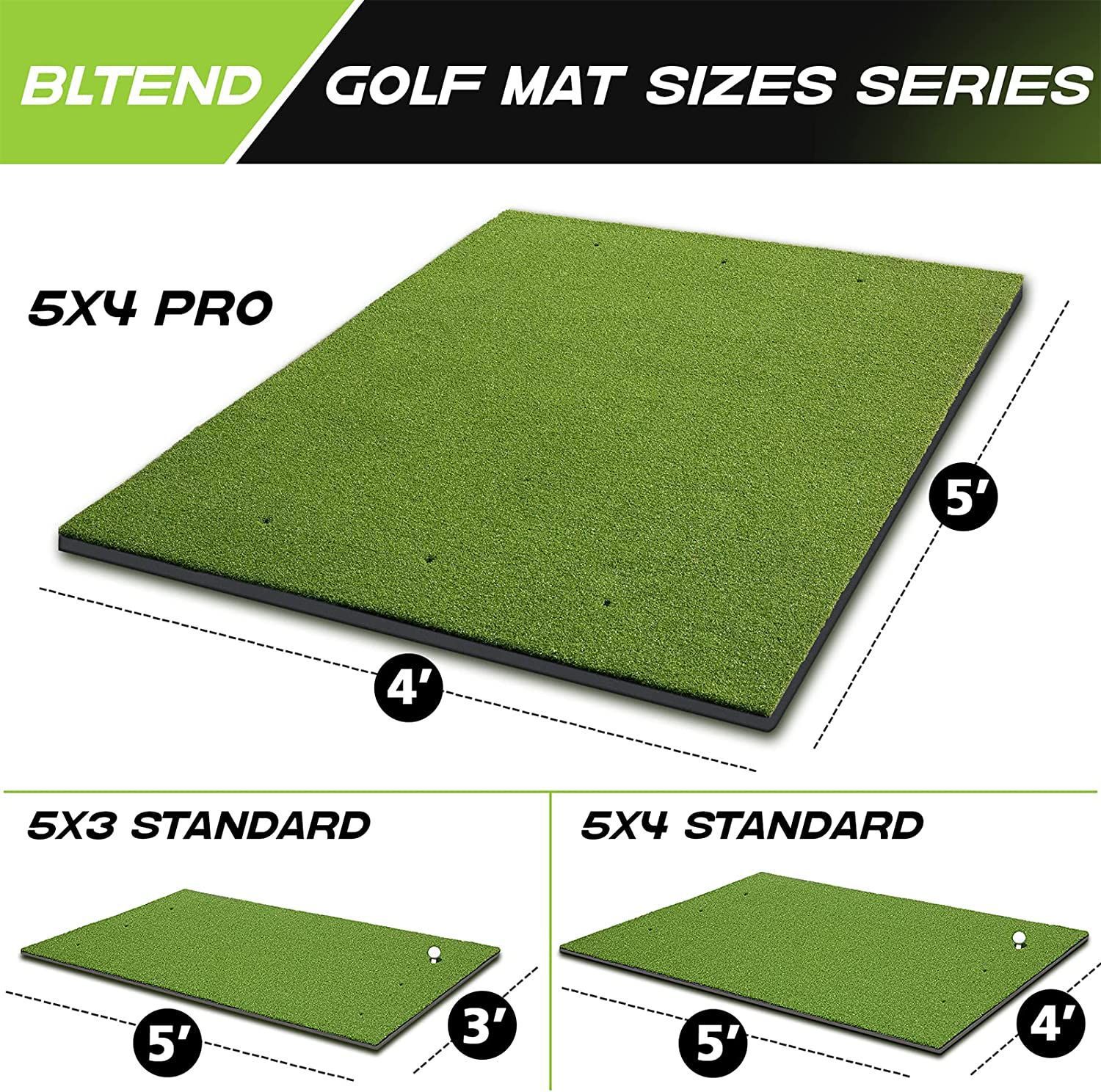 Golf strike mat swing ball mat outdoor golf training mat thickened high density Fruit Ridge grass practice strike mat