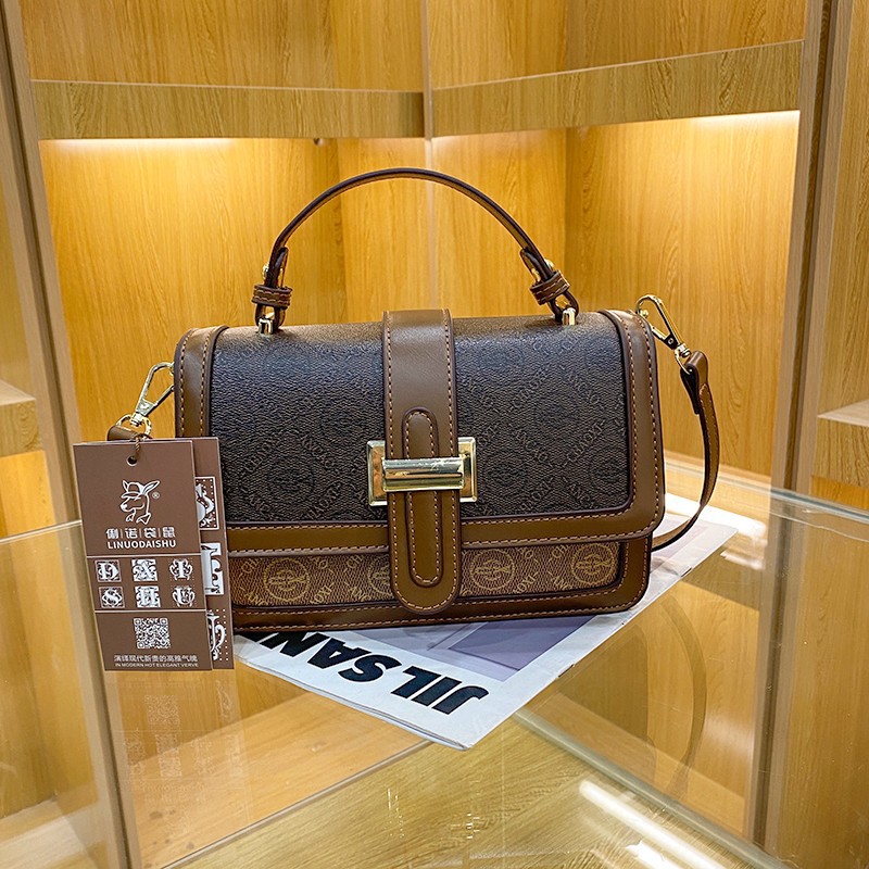 bags斜挎包2023新款流行小包包手提單肩包小眾輕奢跨境外貿女包潮