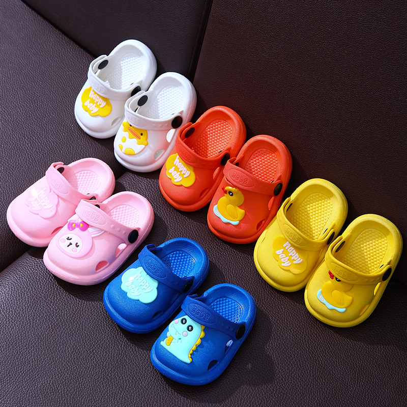 Baby's Cave Shoes Children's Slippers Summer Boys and Girls Infant Non-slip Soft Bottom Indoor Anti-collision Children's Sandals and Slippers