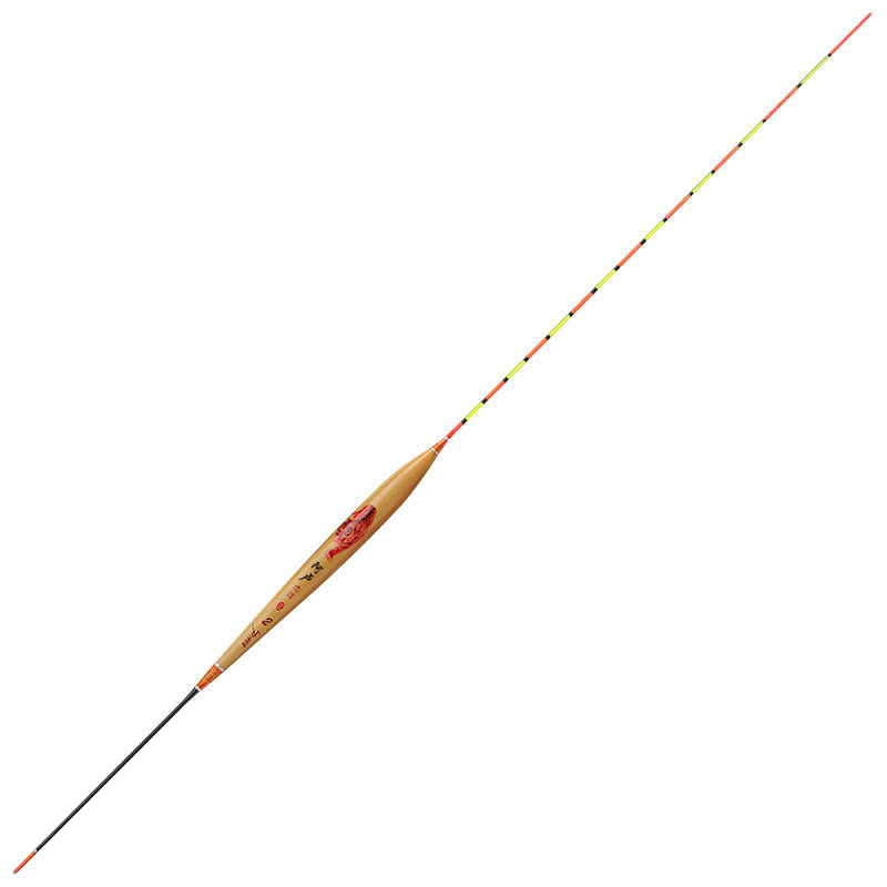 Alu Zhongxin handmade reed float bold high sensitive eye-catching light mouth carp large fish float genuine goods Reed float
