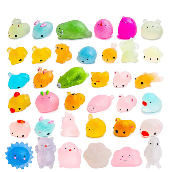 Cross-border selling glitter powder dumplings kneading music vent decompression children's toys decompression gadgets wholesale supply
