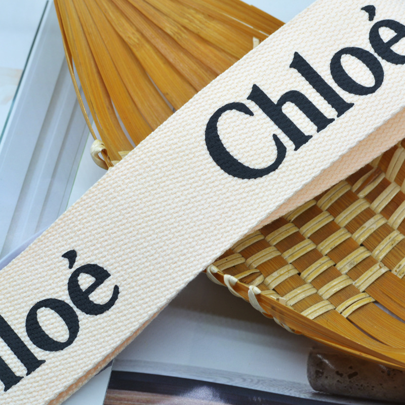 5cm wide letter printed cotton ribbon diy handmade MUJI bag home supplies decorative ribbon cotton ribbon