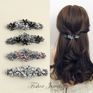 Forcina per capelli con fiore delicato e fata, forcina per capelli con perle fata, fermaglio per frangia squisita, fermaglio con una sola parola, fermaglio laterale per capelli spezzati, accessori per capelli_voghion.com