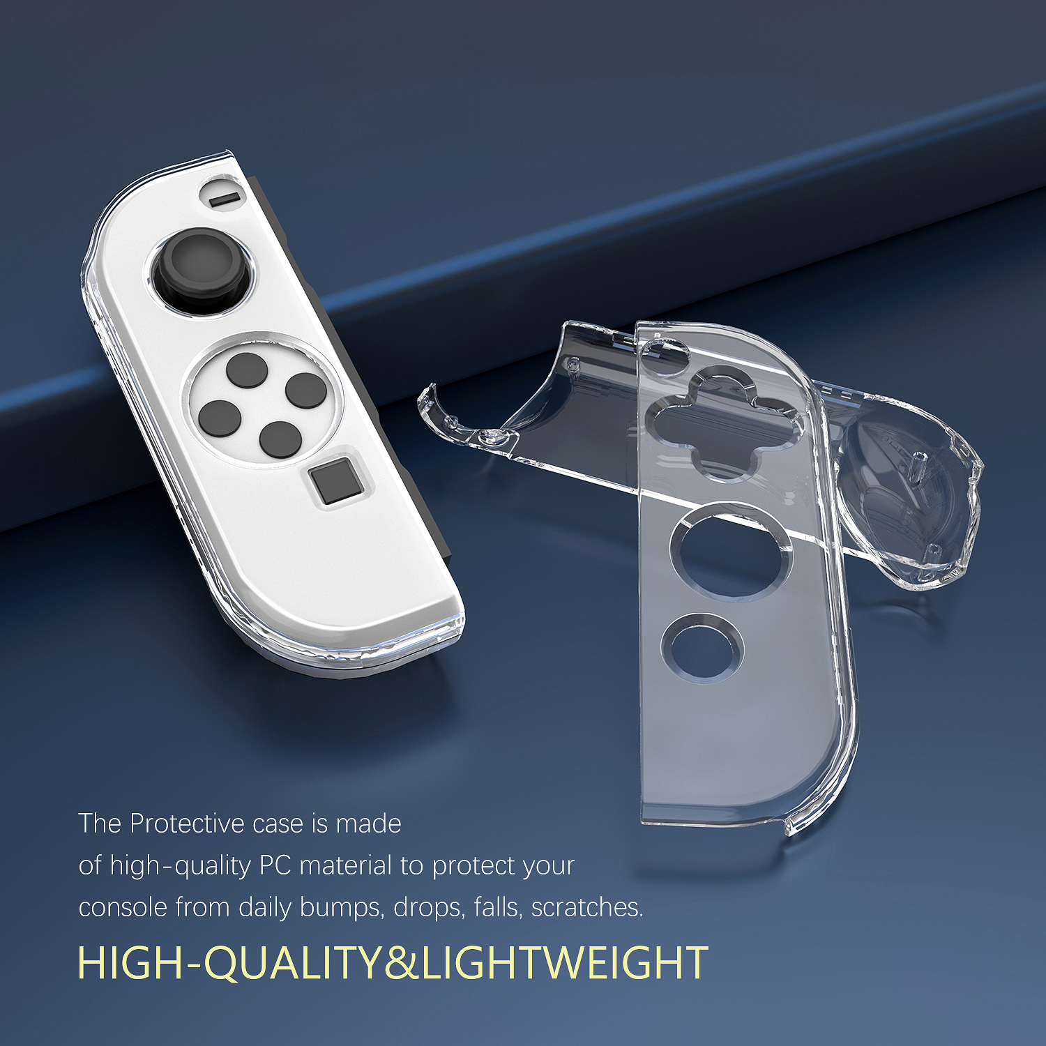 Factory Nintendo switch OLED host protective shell switch OLED crystal shell with bracket PC material