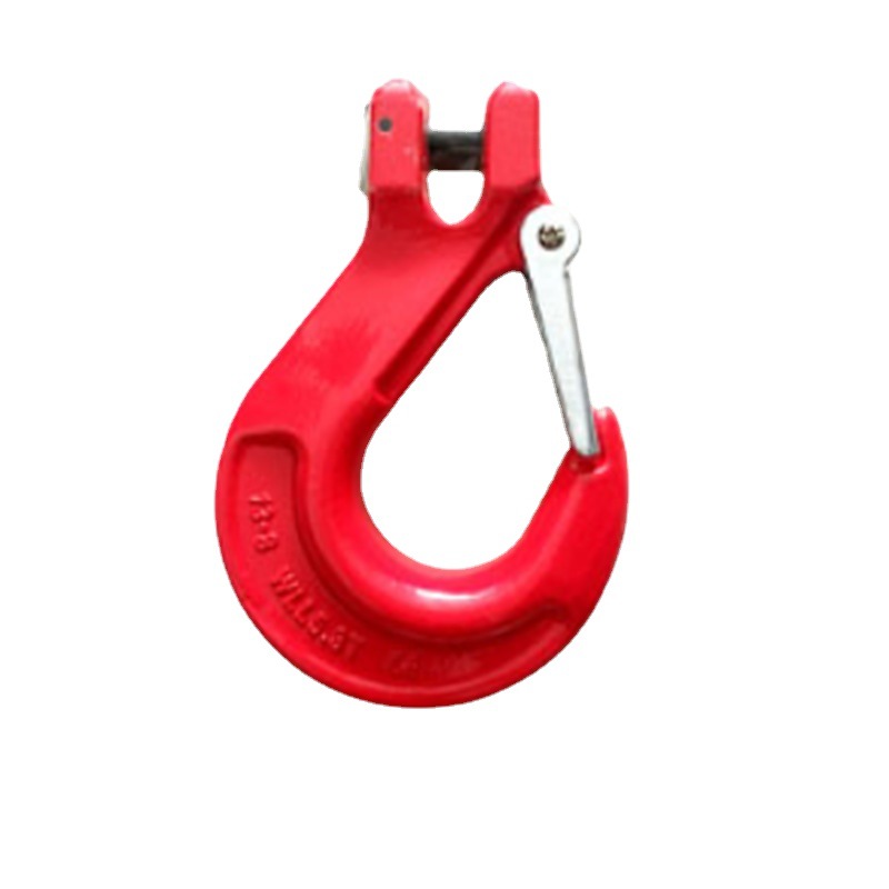 Shenli Clarion Hook Alloy Steel Forged Lifting Cargo Hook Clarion Large Opening Hook Sling Steel Pipe Hook