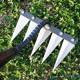 New Weeding Rake Hoe Weeding Artifact Six-Teeth Harrow Hanging Grass Turnaround Soil Loosening Iron Harrow Agricultural Tools Agricultural Tools