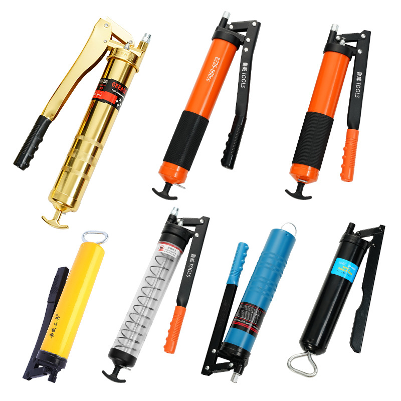 Double Rod Manual Grease Gun 400cc Oil Filling Tool Pressure Rod Grease Gun 900cc Tool for Butter