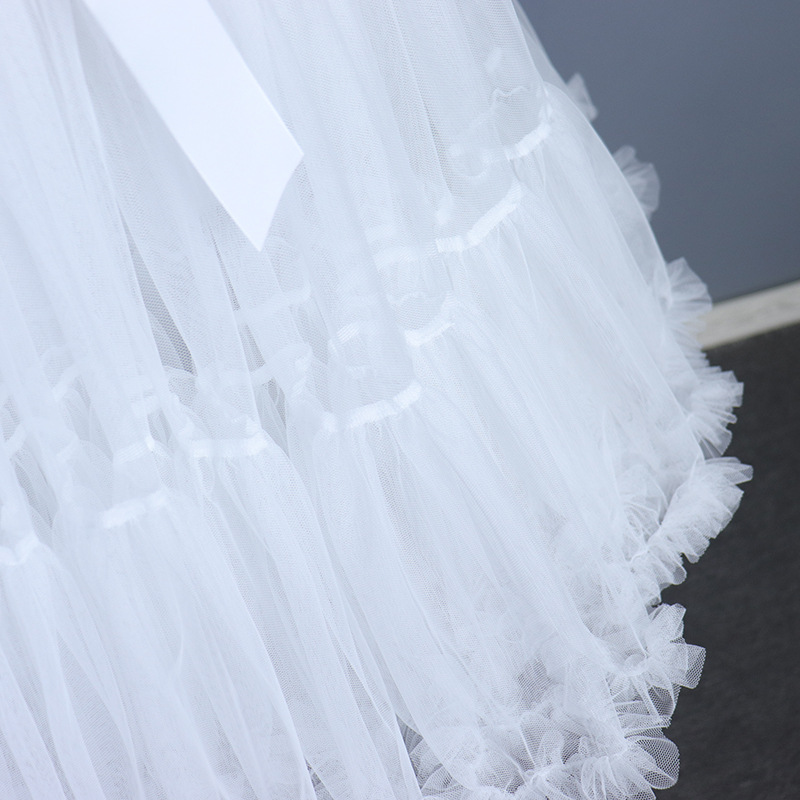 Ponder lolita Clouds Boneless Soft Mesh Ponder White Petticoat Puffy Skirt Skirt European and American Cross-border Exclusive
