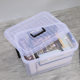 Plastic Transparent Storage Box Thickened Large Eco-Friendly Factory Wholesale Waterproof Moisture-Proof Finishing Box Portable Storage Box