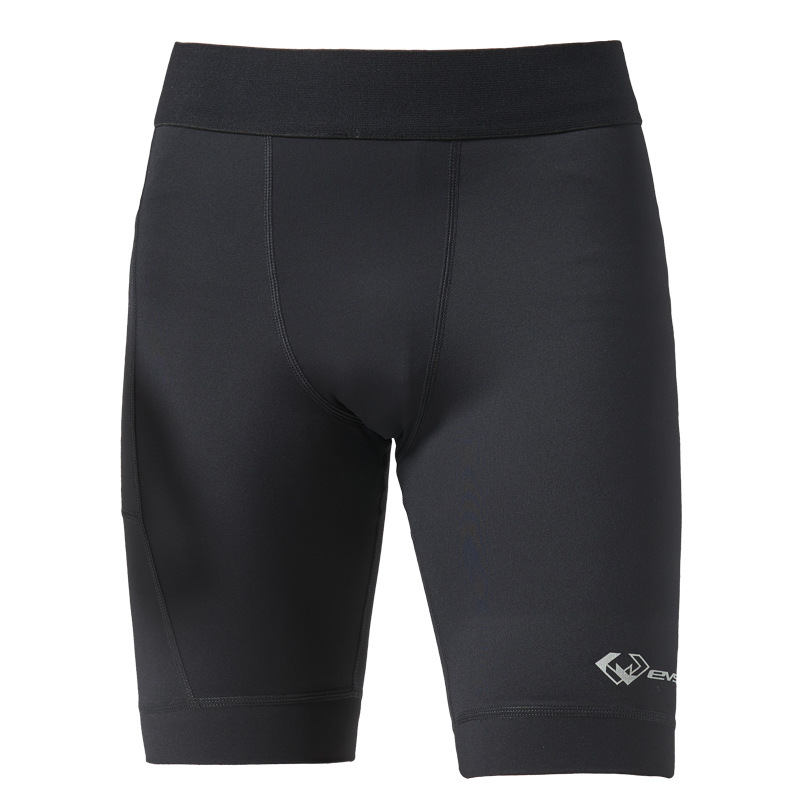 Cross-border Quick-drying Compression Shorts Men's Sports Running Pants with Pocket Tight Anti-light Fitness Leggings