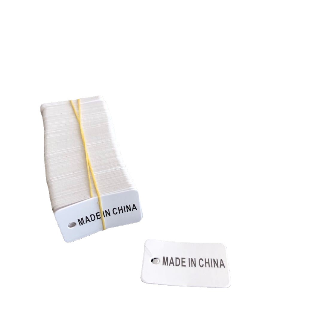 Made in China madeinchina elastic rope origin small tag jewelry shop blank lanyard small tag