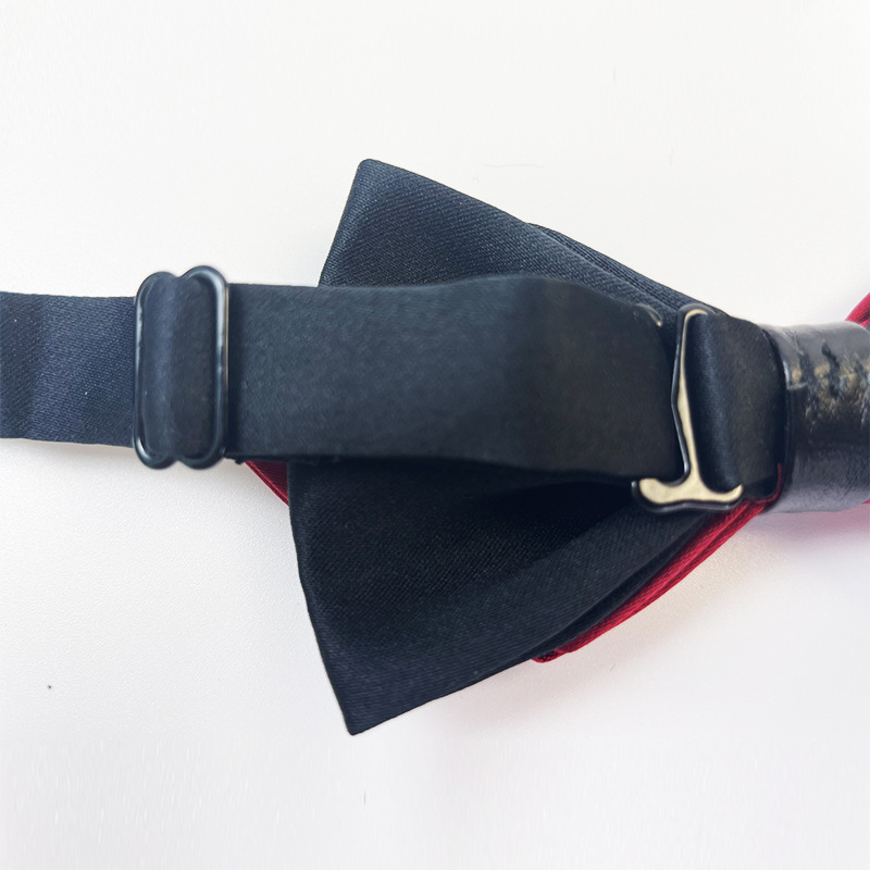Spot direct selling pointed bow tie wedding Best Man Group business bow tie group performance double bow knot dress fashion