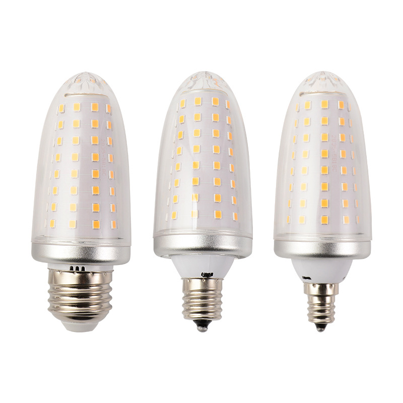 led big sharp bubble lamp wide pressure E26 screw crystal candle lamp super bright energy-saving bulb pull tail bubble sharp bubble wholesale