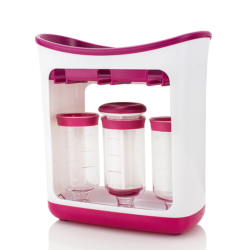 Children's puree squeezer household kitchen dispenser food supplement making manual baby food supplement storage bag food supplement machine