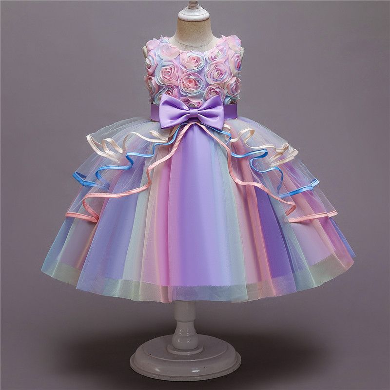 Unicorn long princess skirt children's dress summer children's dress girls dress skirt a generation of hair