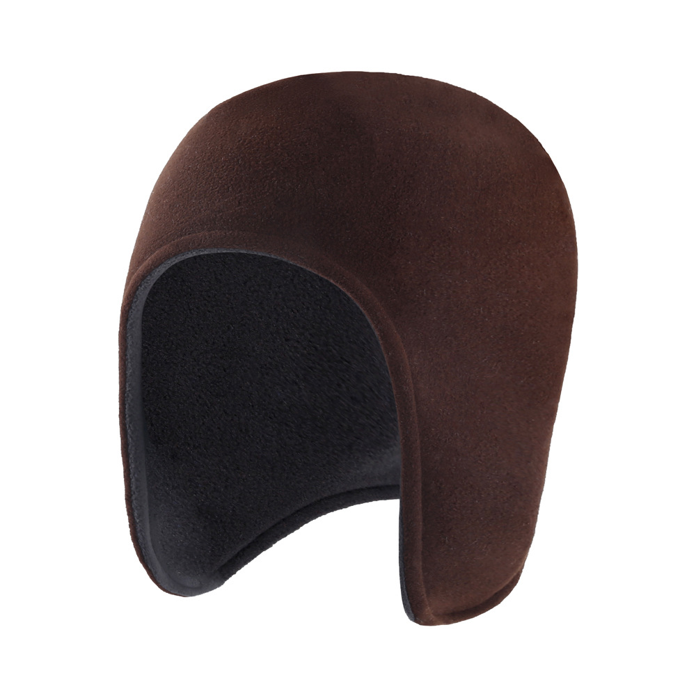 Winter Outdoor Double-layer Thickened Polar Fleece Warm Cap Elderly Sleep Cap Outdoor Riding Ear Protection Cold-proof Lei Feng Cap