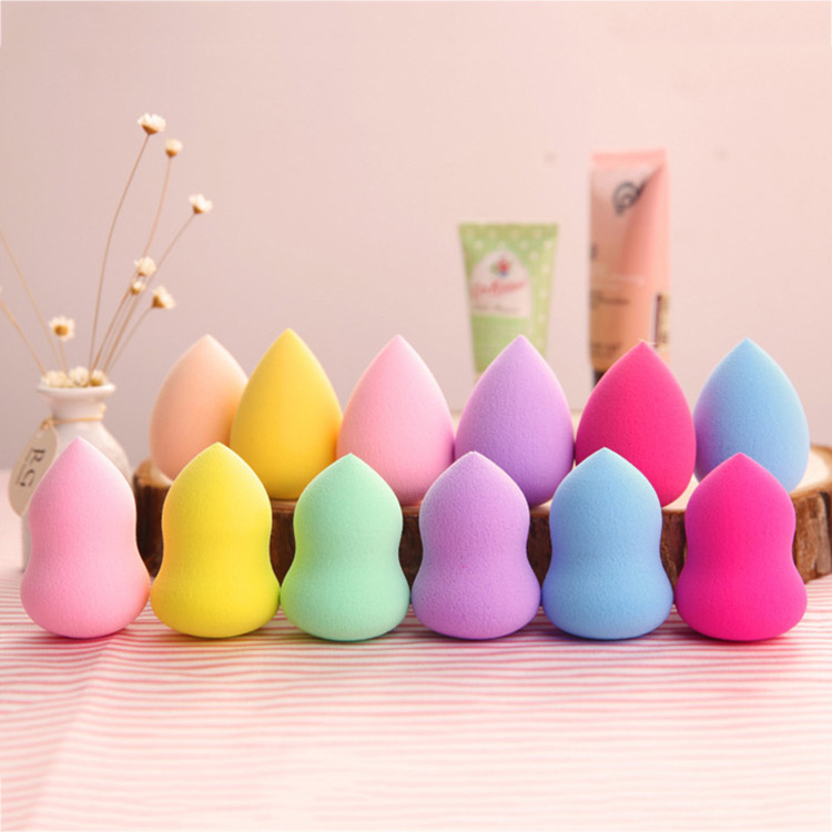 Drop-shaped hydrophilic non-latex beauty makeup egg puff gourd beauty makeup puff beauty supplies wholesale