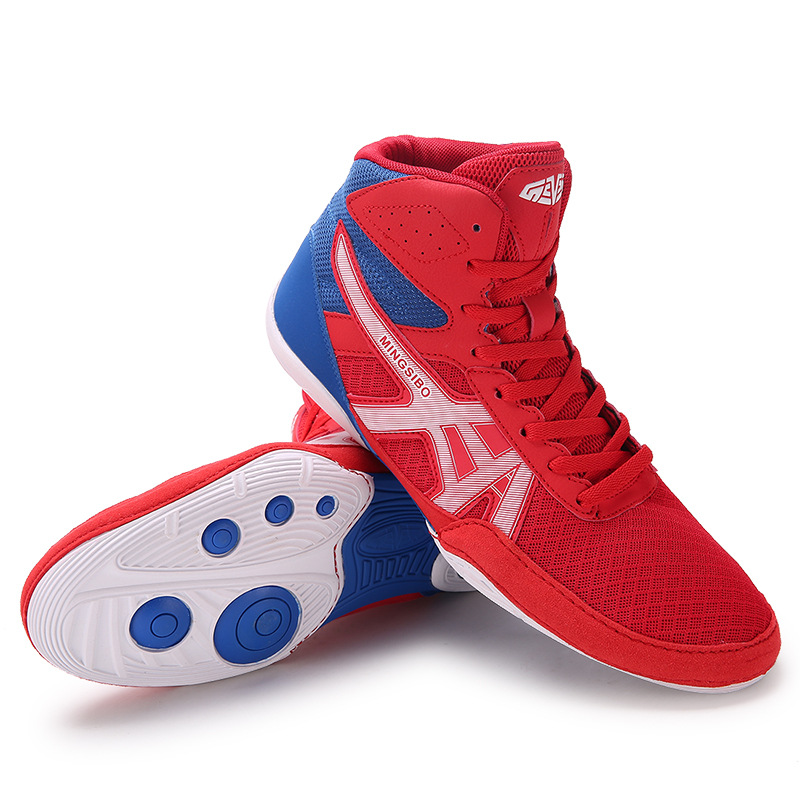 Wrestling Shoes Men's Indoor Fitness Training Shoes Professional Grade Professional Fighting Match Special Shoes Fighting Sanda Boxing Shoes