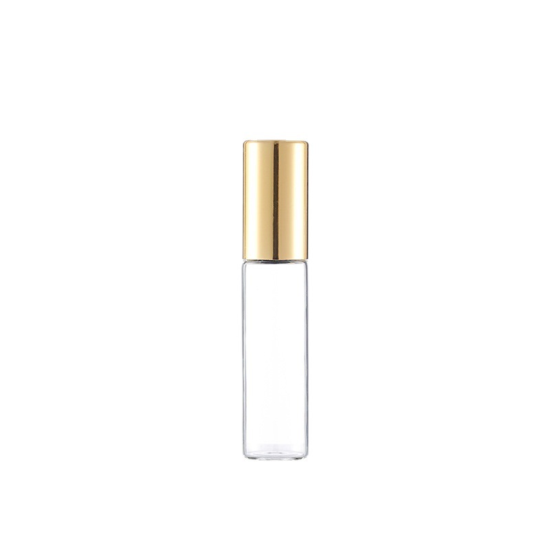1ml2ml3ml5ml10ml transparent glass perfume essential oil roller bead bottle cylindrical bottle