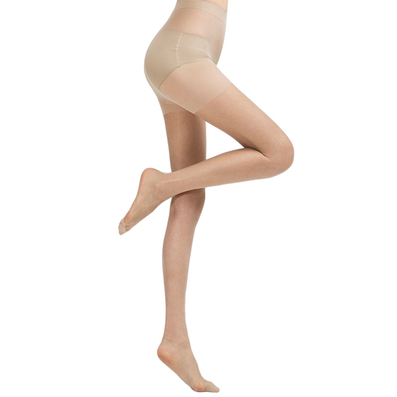 Summer Ultra-thin Sexy Core-spun Silk Pantyhose Internet Popular Anti-hook Silk Women's Silk Stockings High Waist Base Breathable Pantyhose