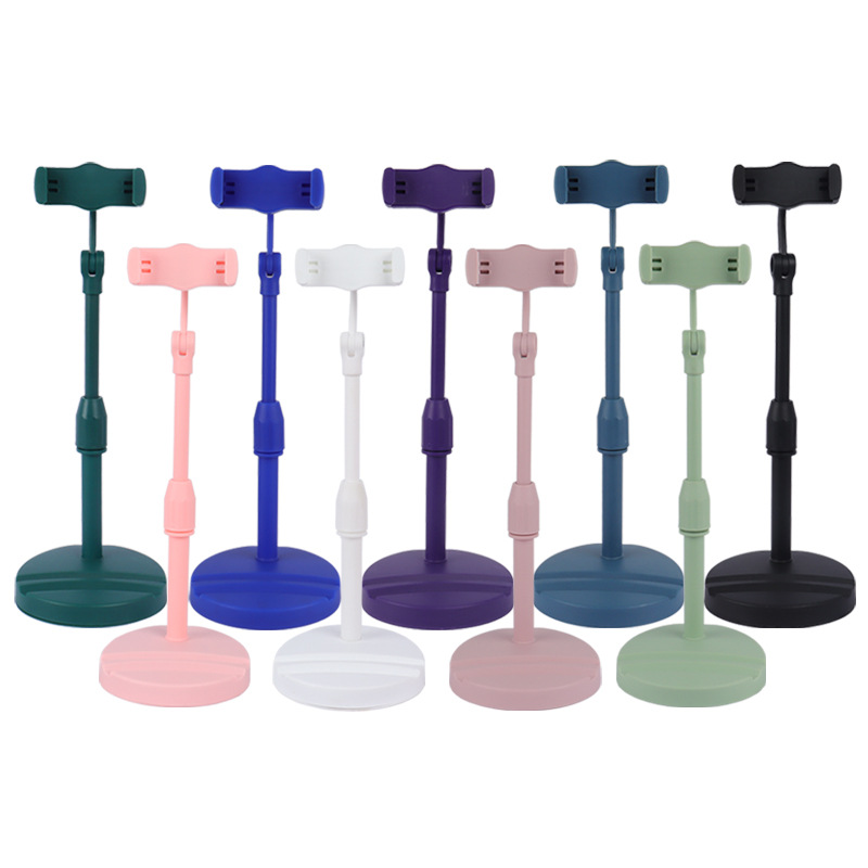 Dual Card Slot Mobile Phone Bracket Desktop Liftable Bracket Microphone Bracket Live Mobile Phone Bracket
