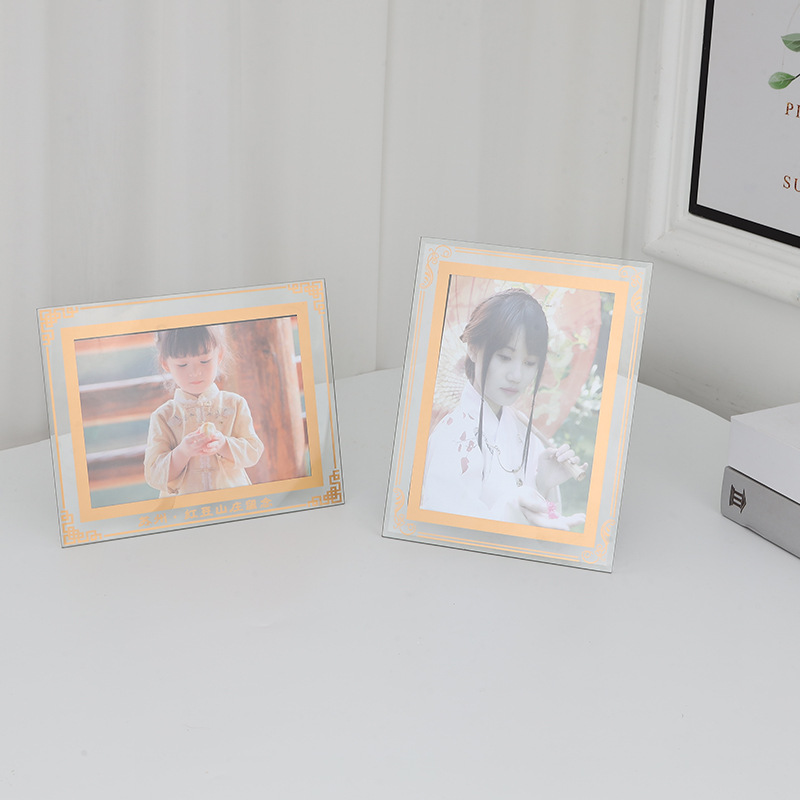 Crystal photo frame transparent photo frame table wholesale 7 inch photo frame wholesale glass photo frame a4 photo frame wholesale