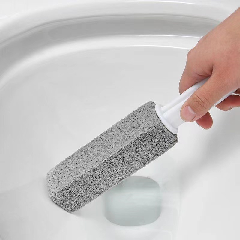 Bathroom Toilet Cleaning Pumice Toilet Brush Cleaning Stick Convenient Dead Angle Gap Cleaning Brush Pumice Toilet Brush