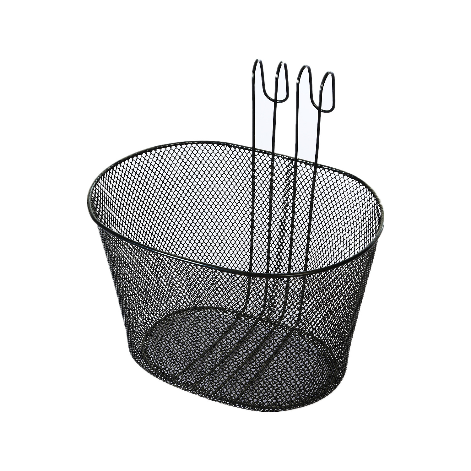 Manufacturer in stock bicycle basket bicycle iron net hanging basket front handlebar hanging basket black net basket hanging net Blue