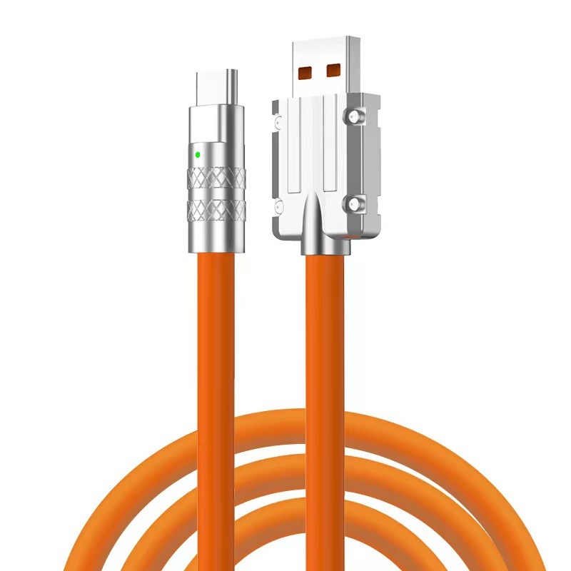 太字極客データ線は急速充電データ線YPECアンドロイドP50P40携帯電話のライト付き充電をサポートしています|undefined