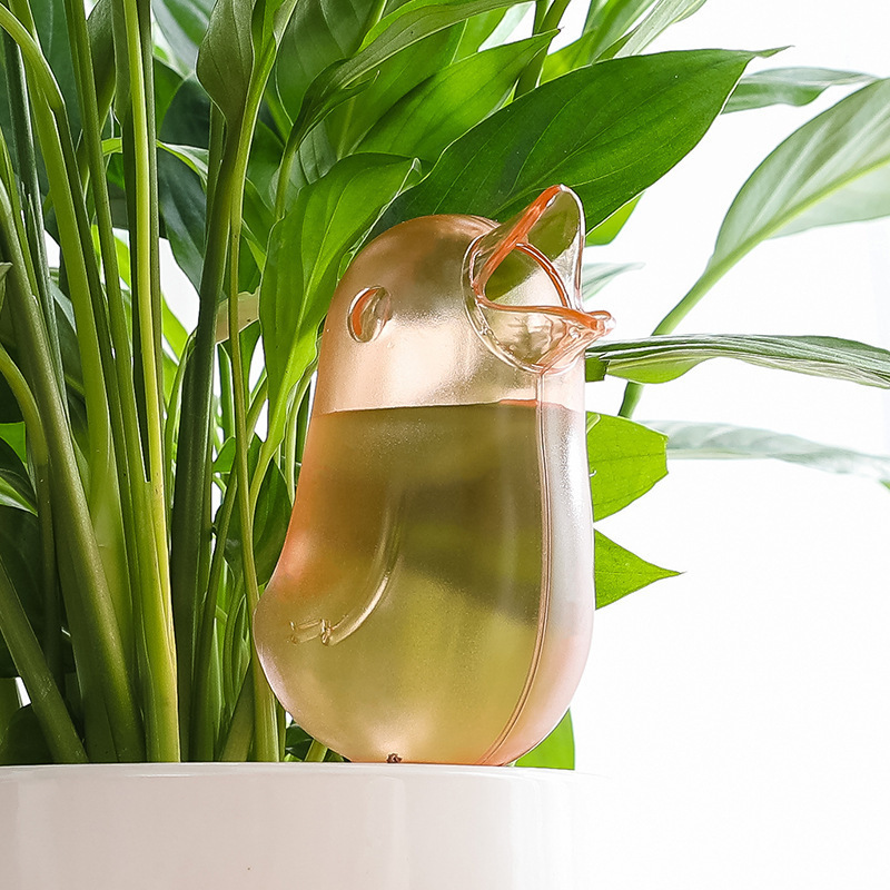 Potted automatic watering device lazy watering artifact Bird drip device timing gardening household watering device drainer