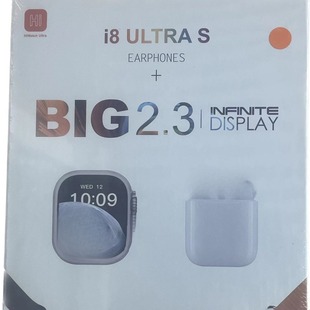 Cross-border new i8ultra smart watch TWS Bluetooth headset 2-in-1 Bluetooth call health Sports Monitoring