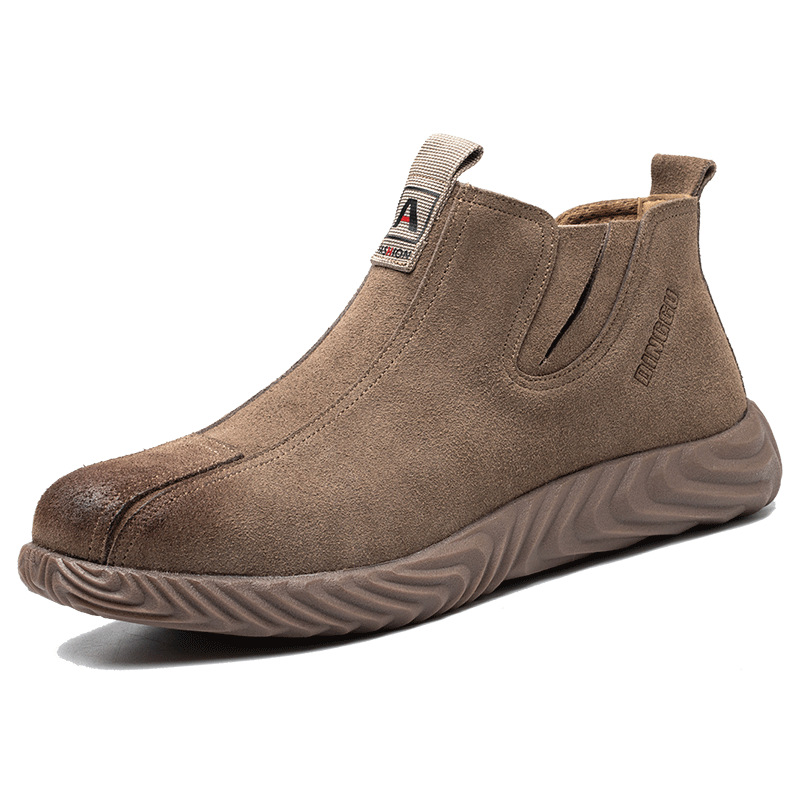 Cross-border labor protection shoes summer men's smash-proof puncture-proof light soft bottom welder site fire-resistant flower work wholesale