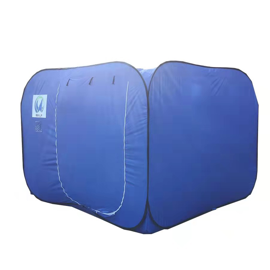 Indoor disaster relief isolation emergency rescue tent automatic quick opening large steel wire tent export