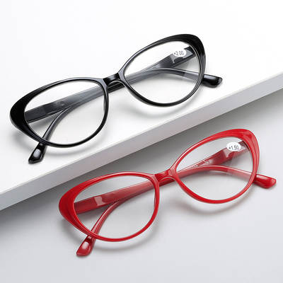 Cross-border foreign trade reading glasses women's fashionable men's spring leg plastic reading glasses for the elderly reading glasses 8508