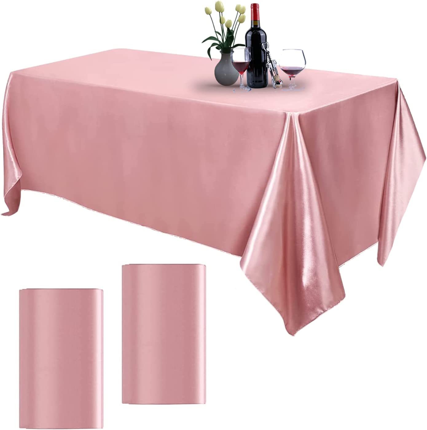Cross-border exclusive for modern light luxury cotton and linen satin tablecloth fabric soft square table cloth living room Square square towel wholesale