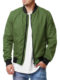 European and American New Men's Aviator Jacket Spring and Autumn Cross-border Casual Trendy Large Size Men's Zipper Men's Jacket 5XL