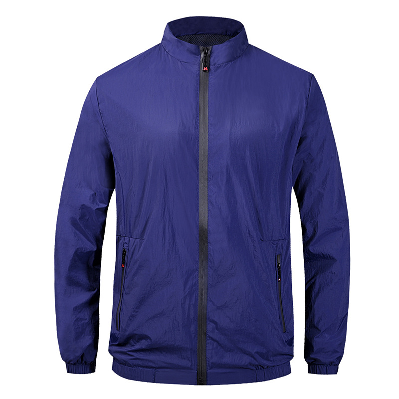 21 New Wish Spring and Autumn Casual Jacket Men's Jacket Sunscreen Thin Young and Middle-aged Shrimp Skin Southeast Asia Europe and America