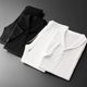 Summer New Trendy suit Men's Thin Korean-style Short-sleeved Trousers Fashionable Casual Light Luxury All-match Sports suit