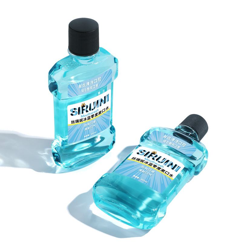 Wholesale Bottled Mint Mouthwash Fresh Breath Care Oral Disposable Mouthwash in stock Mint Mouthwash