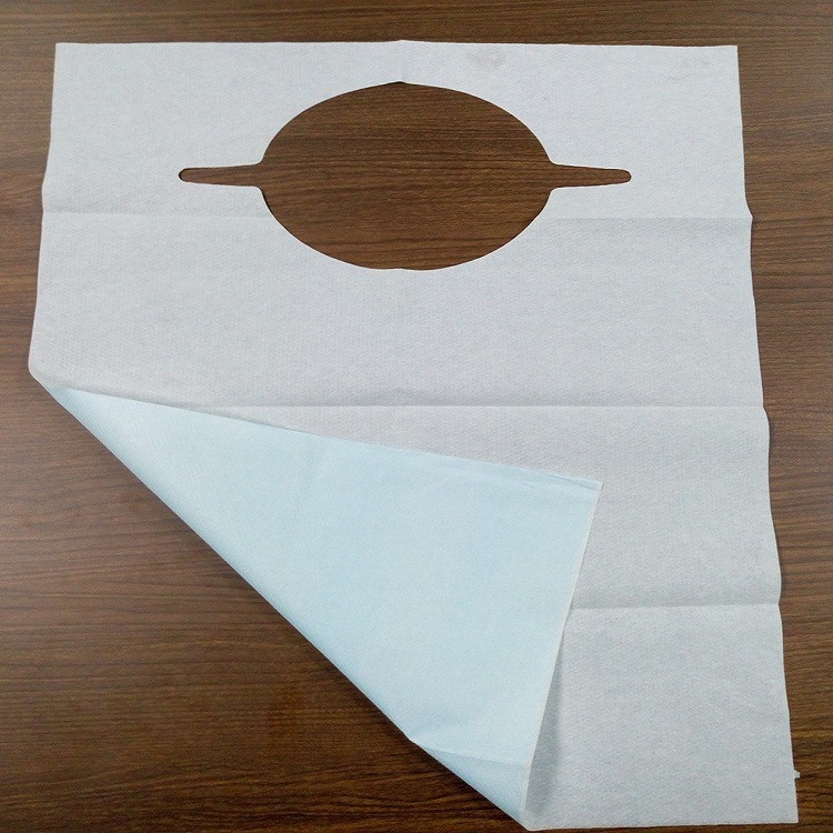 Disposable apron wholesale paper film composite waterproof anti-oil apron restaurant kitchen catering Disposable bib